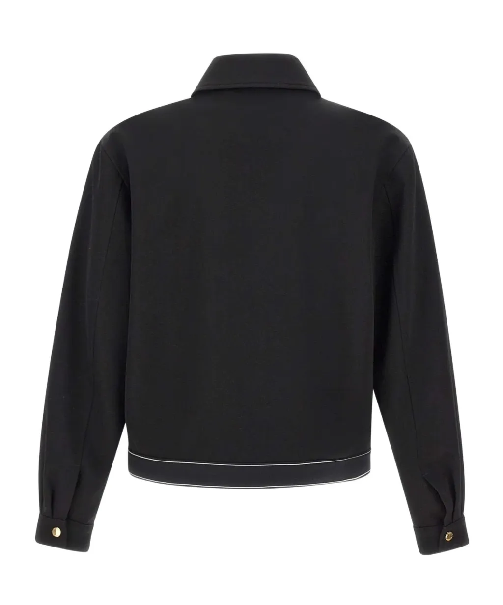 Logo Zip-Up Casual Jacket