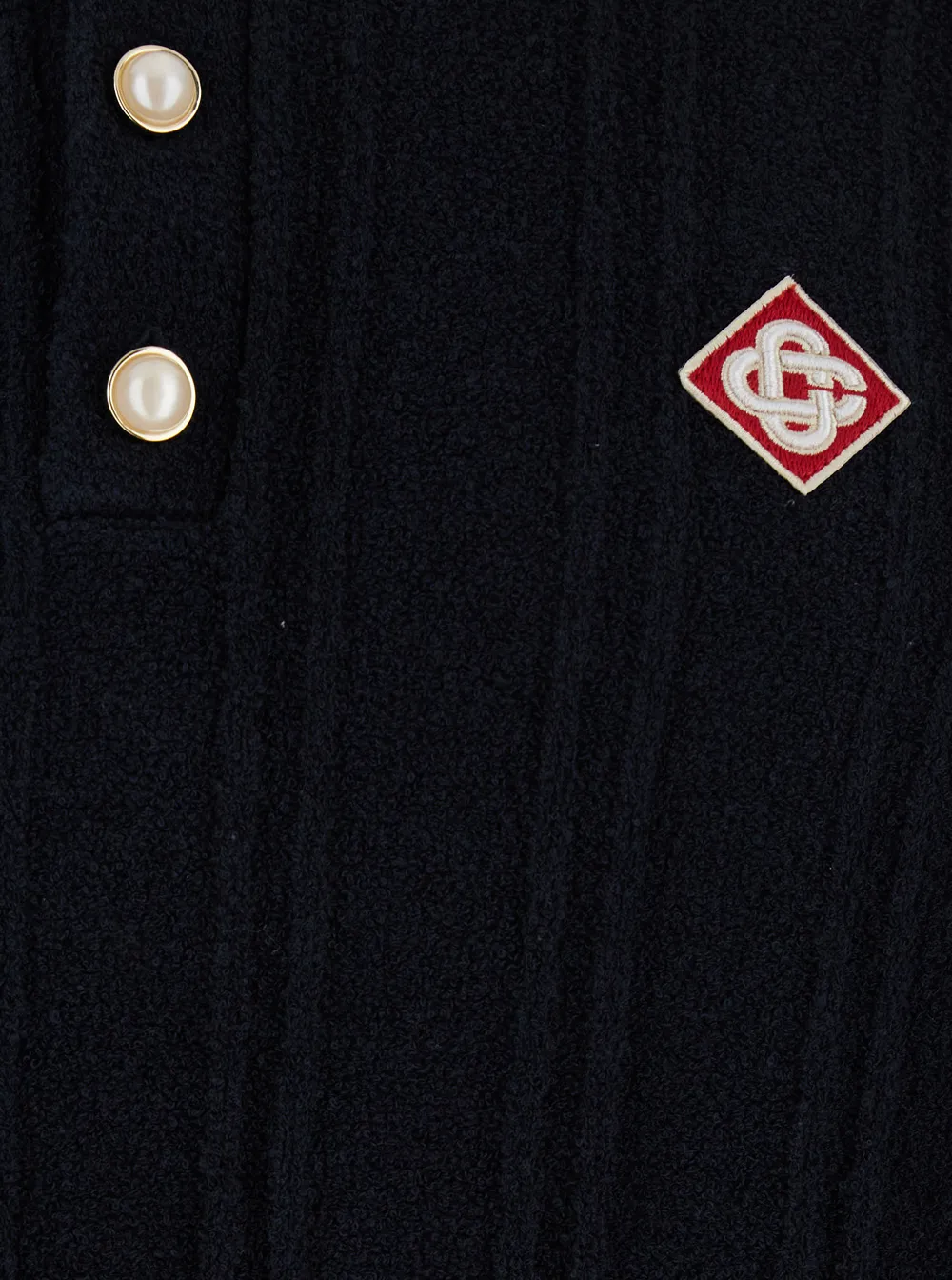 Logo Patch Polo Shirt