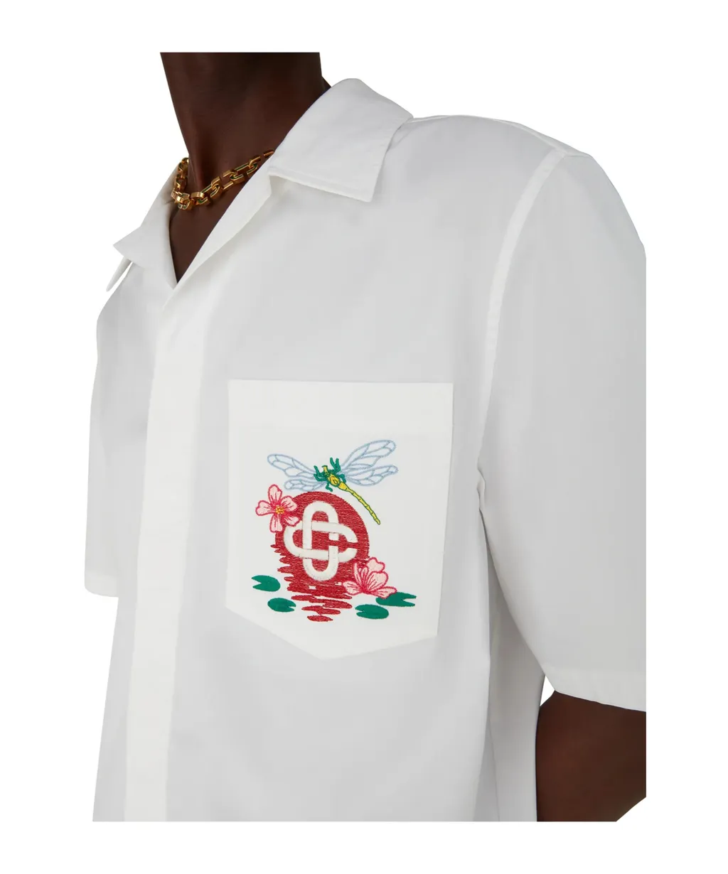 Logo Embroidered Short-Sleeved Shirt