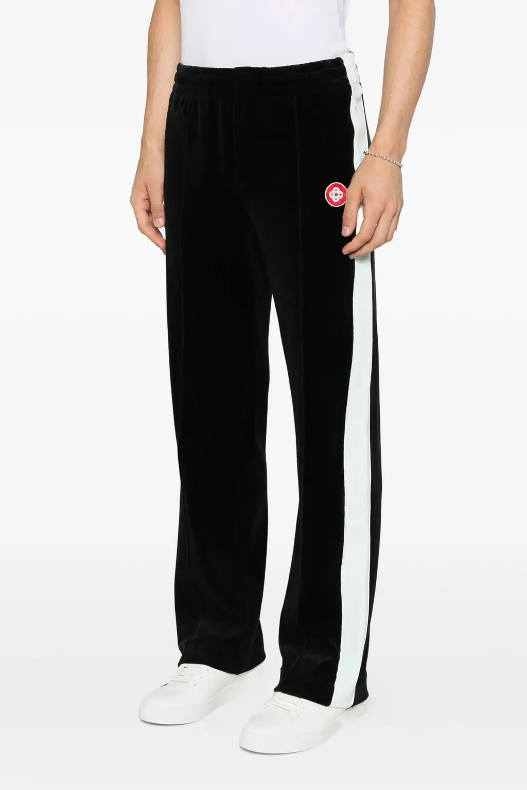 Logo Patch Casual Pants