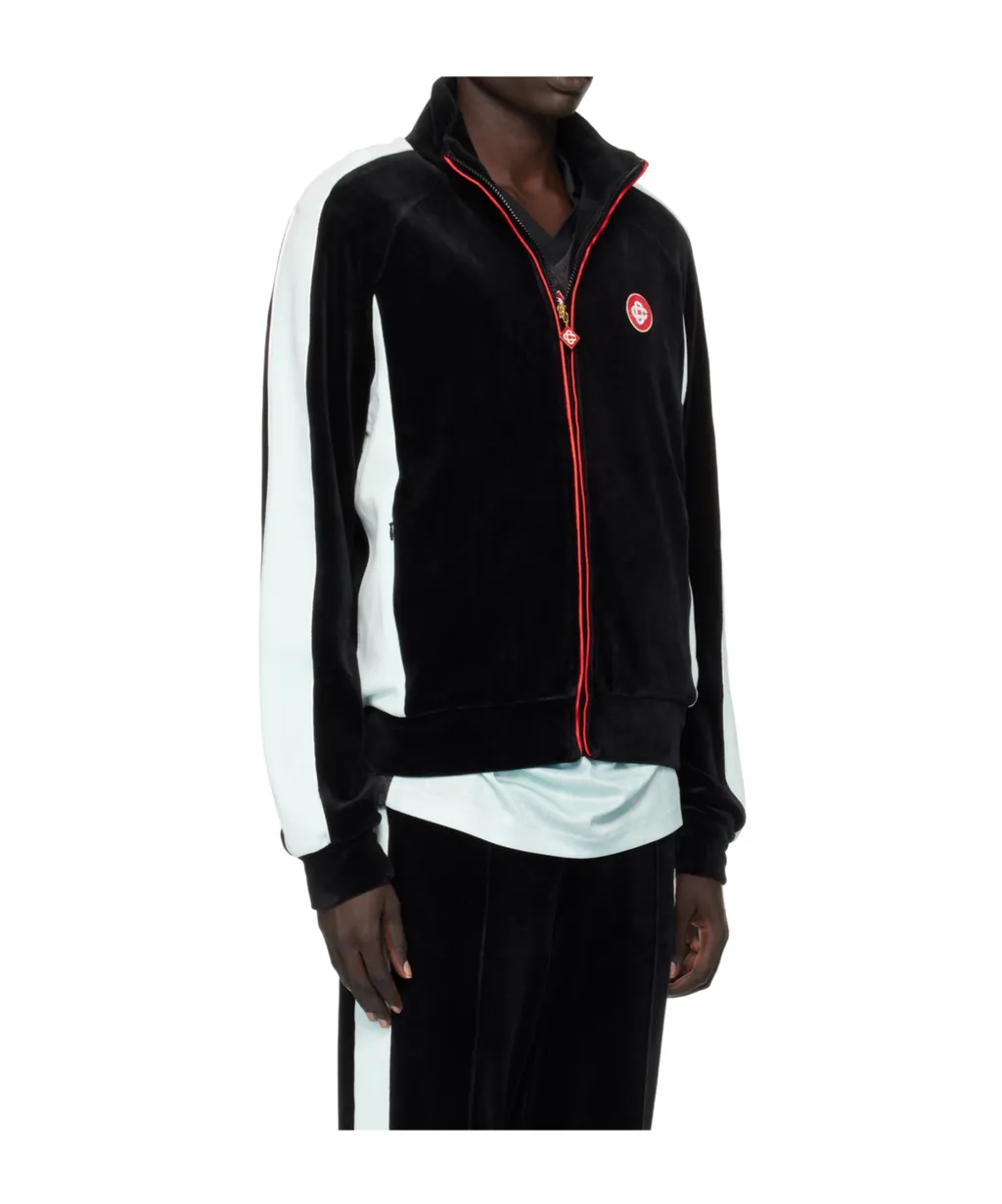 Chenille Zip Up Sweatshirt