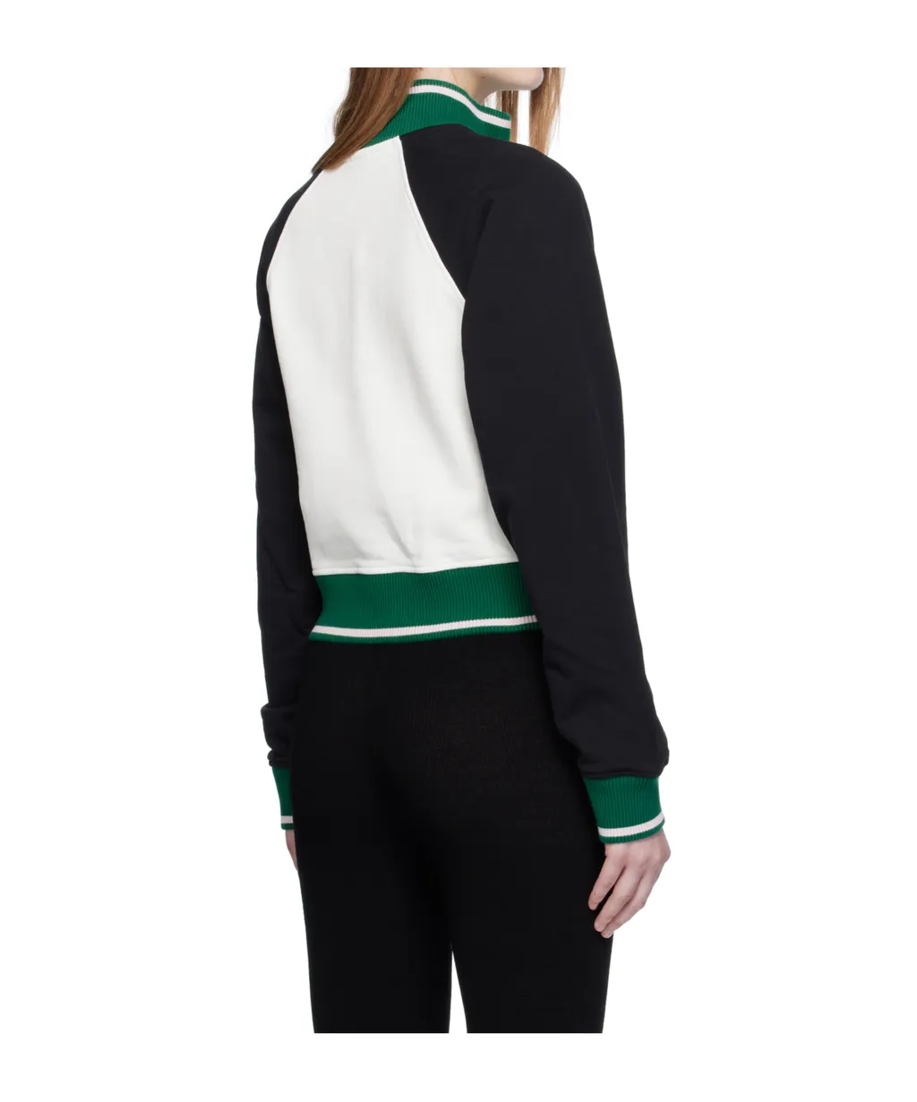 Colour-Block Quarter-Zip Sweatshirt