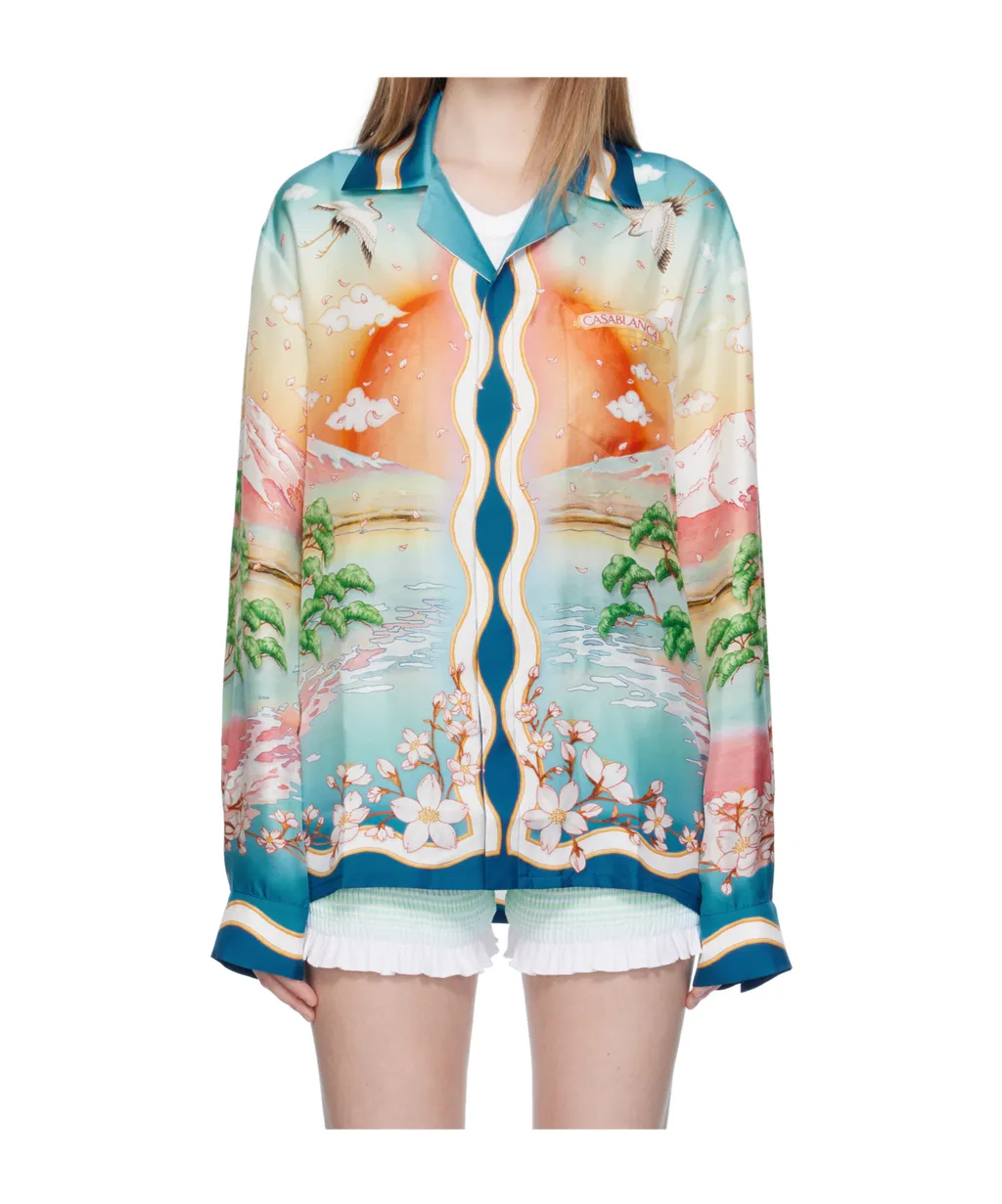 Printed Long-Sleeved Shirt