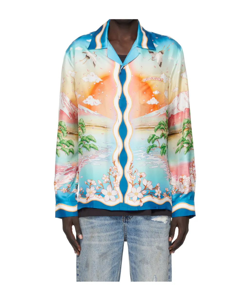 Printed Long-Sleeved Shirt