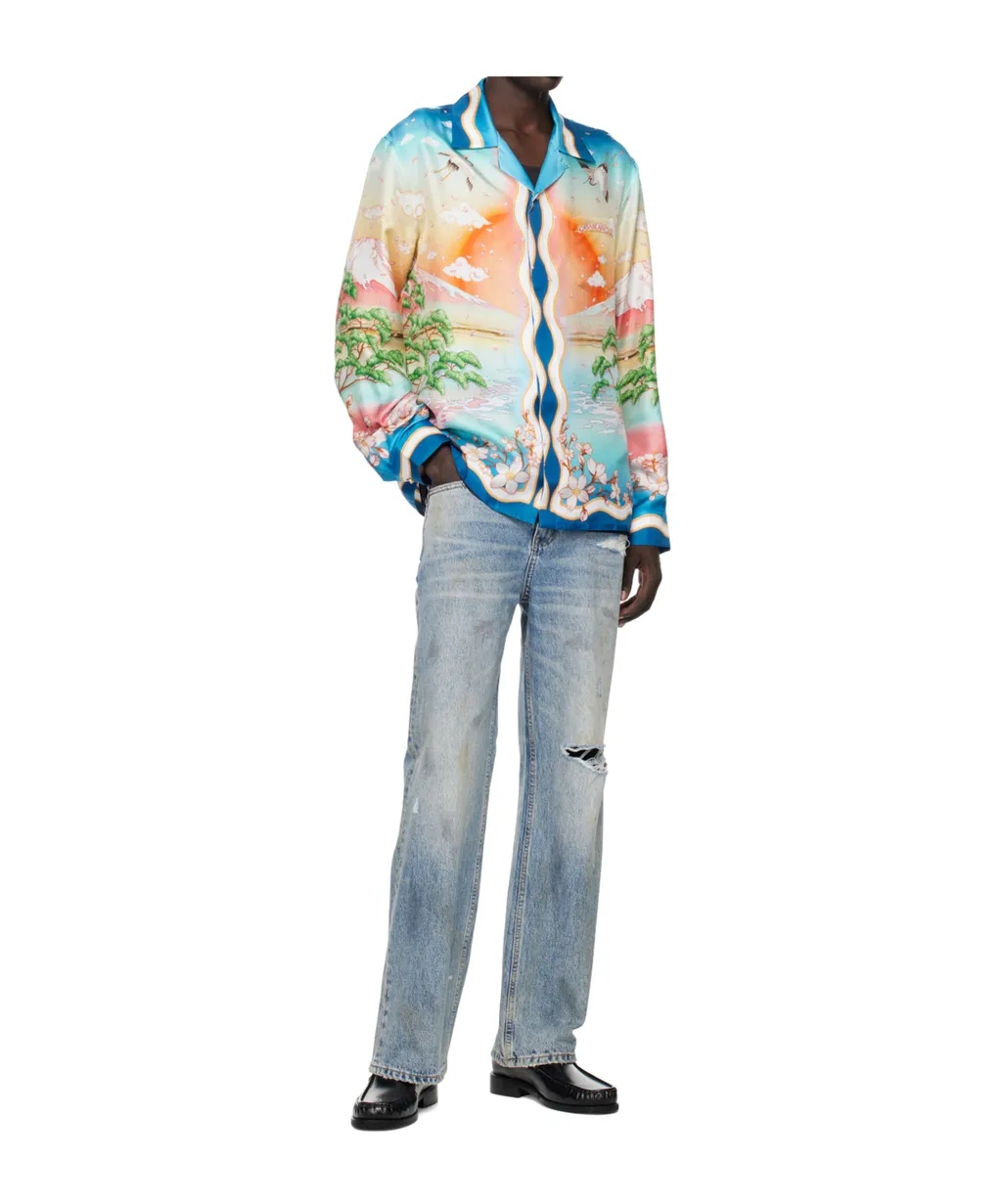 Printed Long-Sleeved Shirt