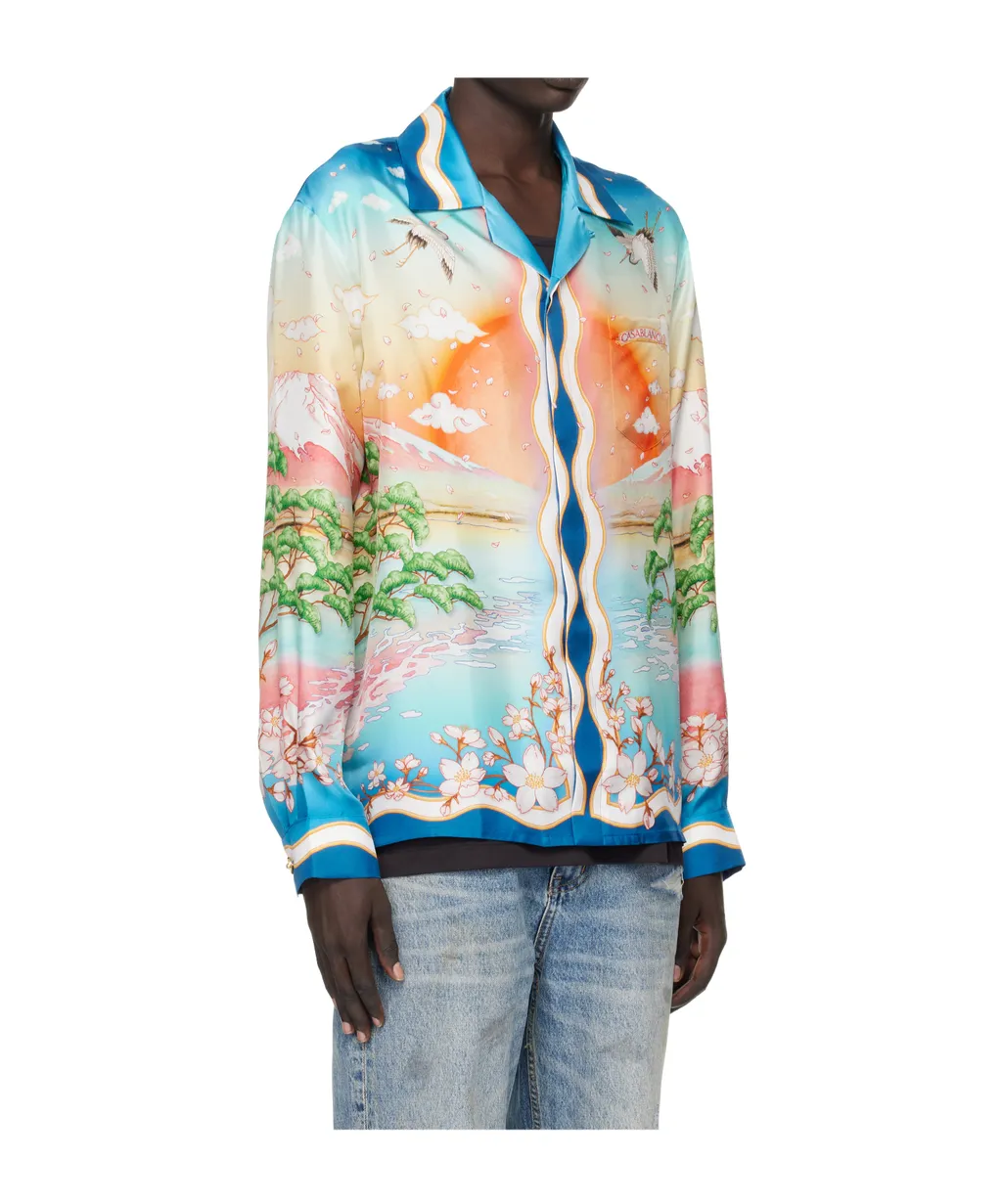Printed Long-Sleeved Shirt