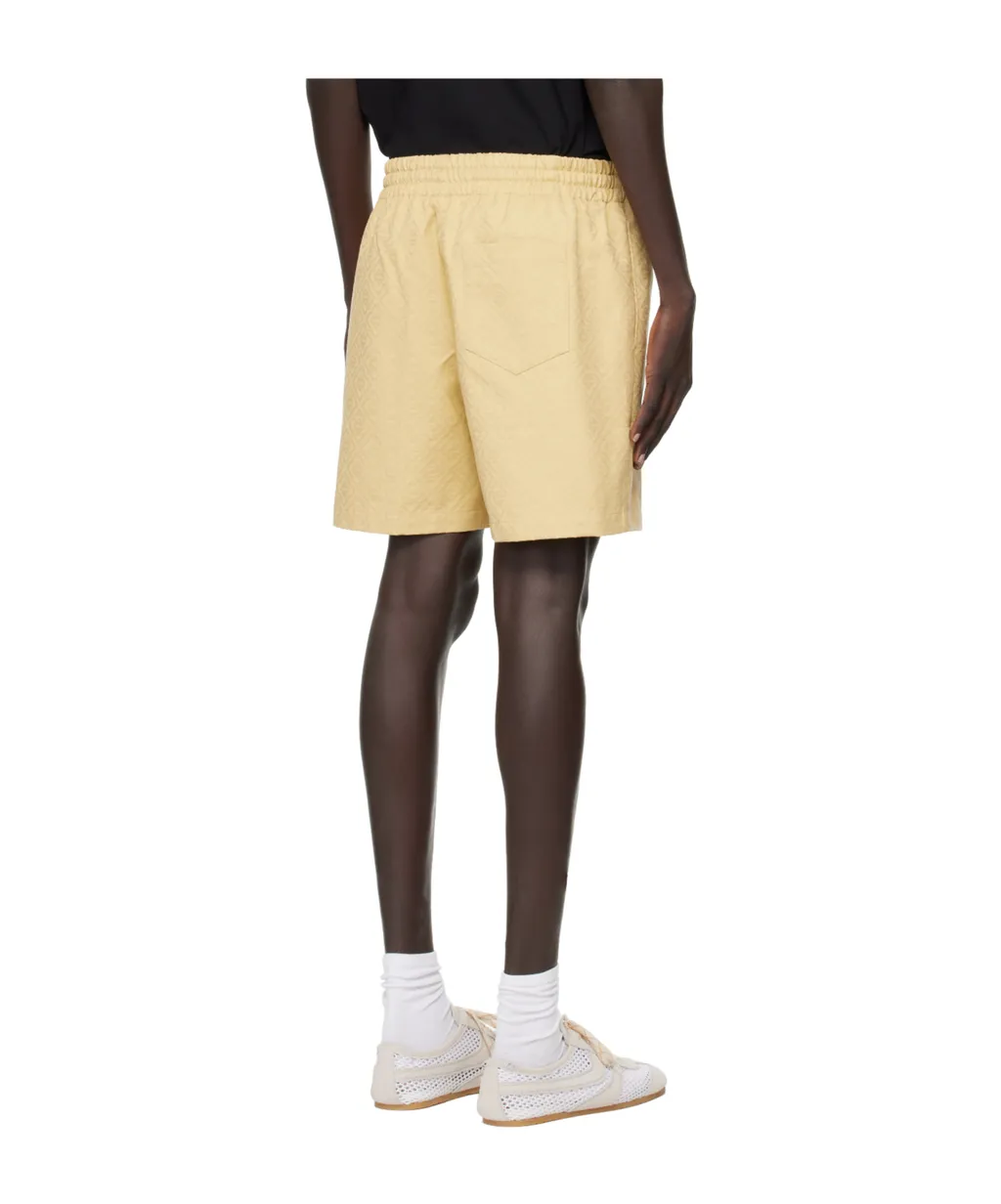 Monogram Drawstring Shorts