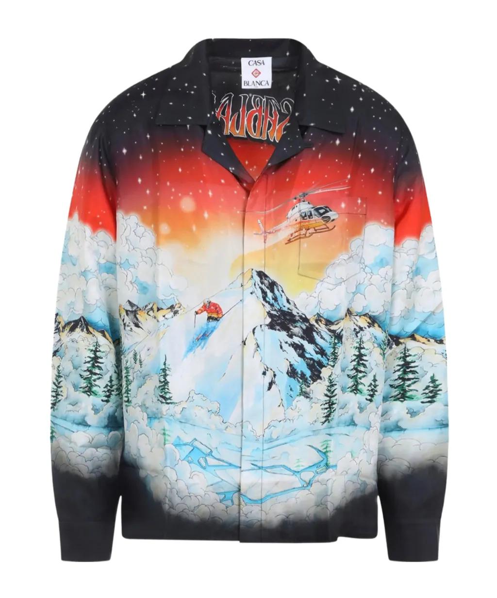 Printed Long-Sleeved Shirt