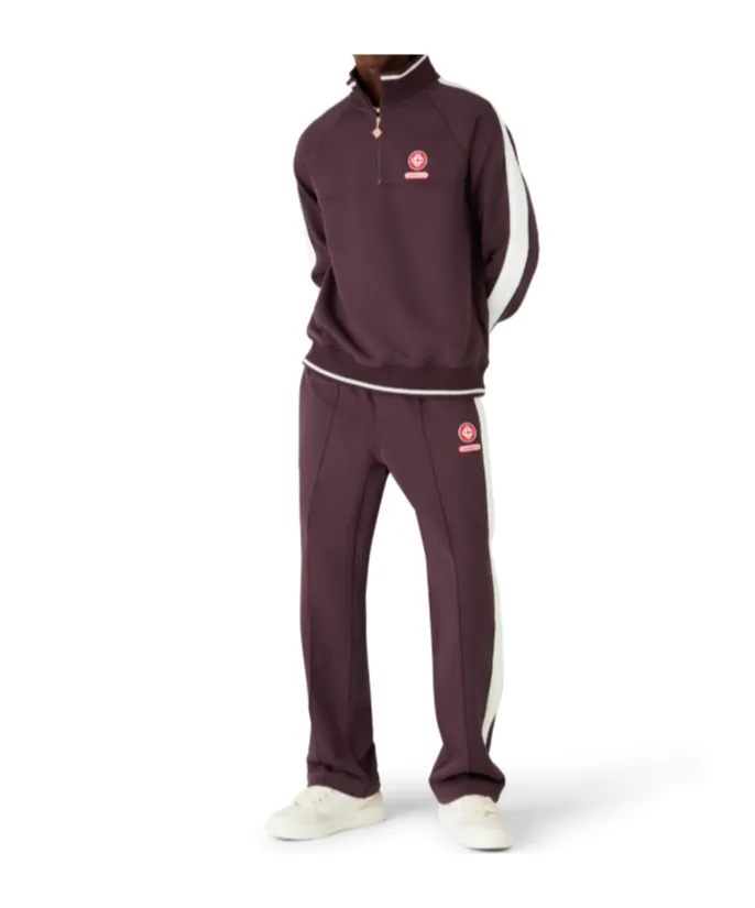 Side-Stripe Cotton Trousers
