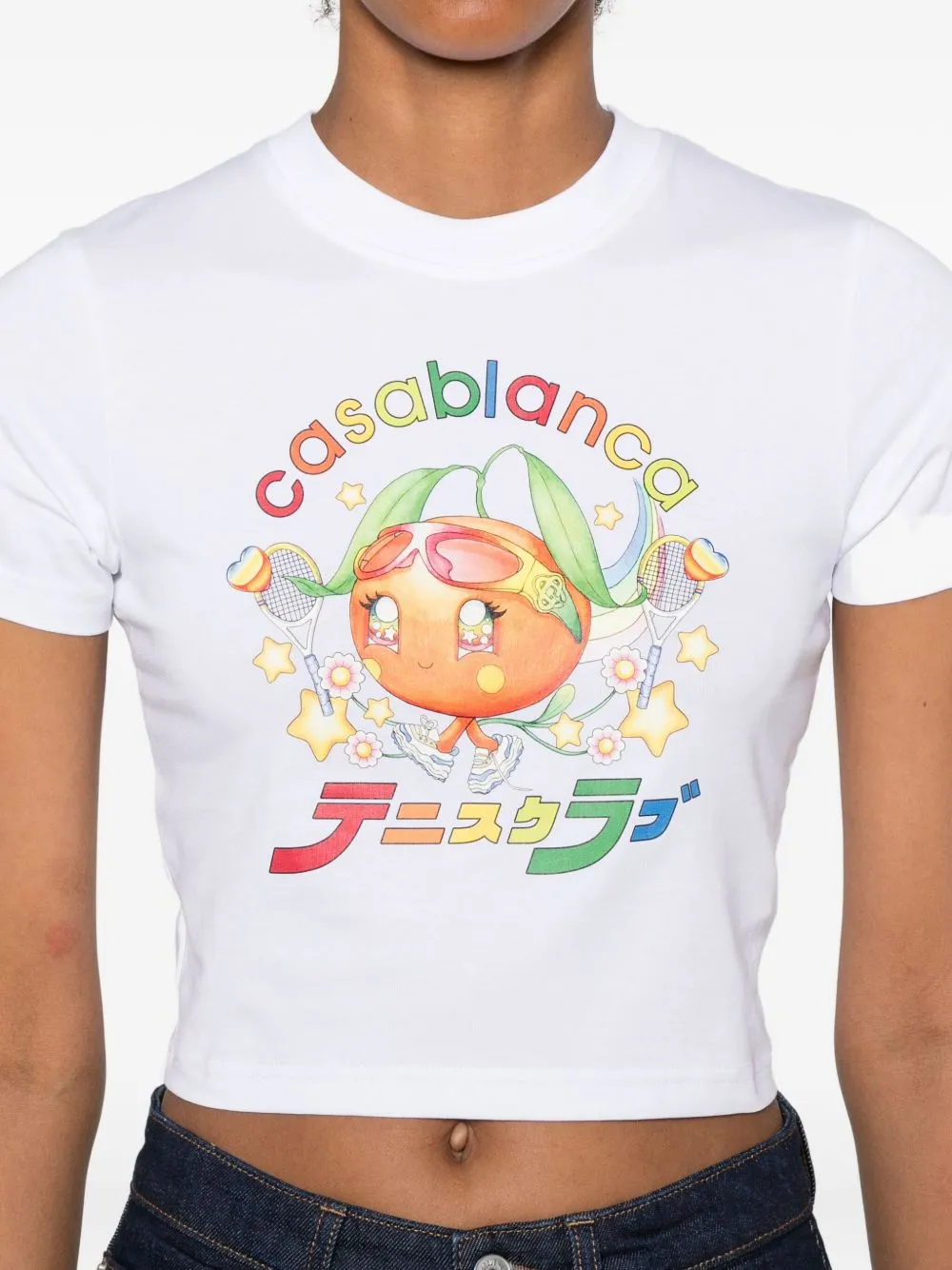 Orange Print T-Shirt
