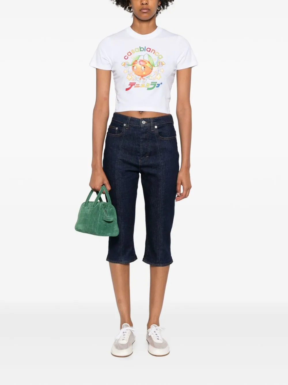 Orange Print T-Shirt