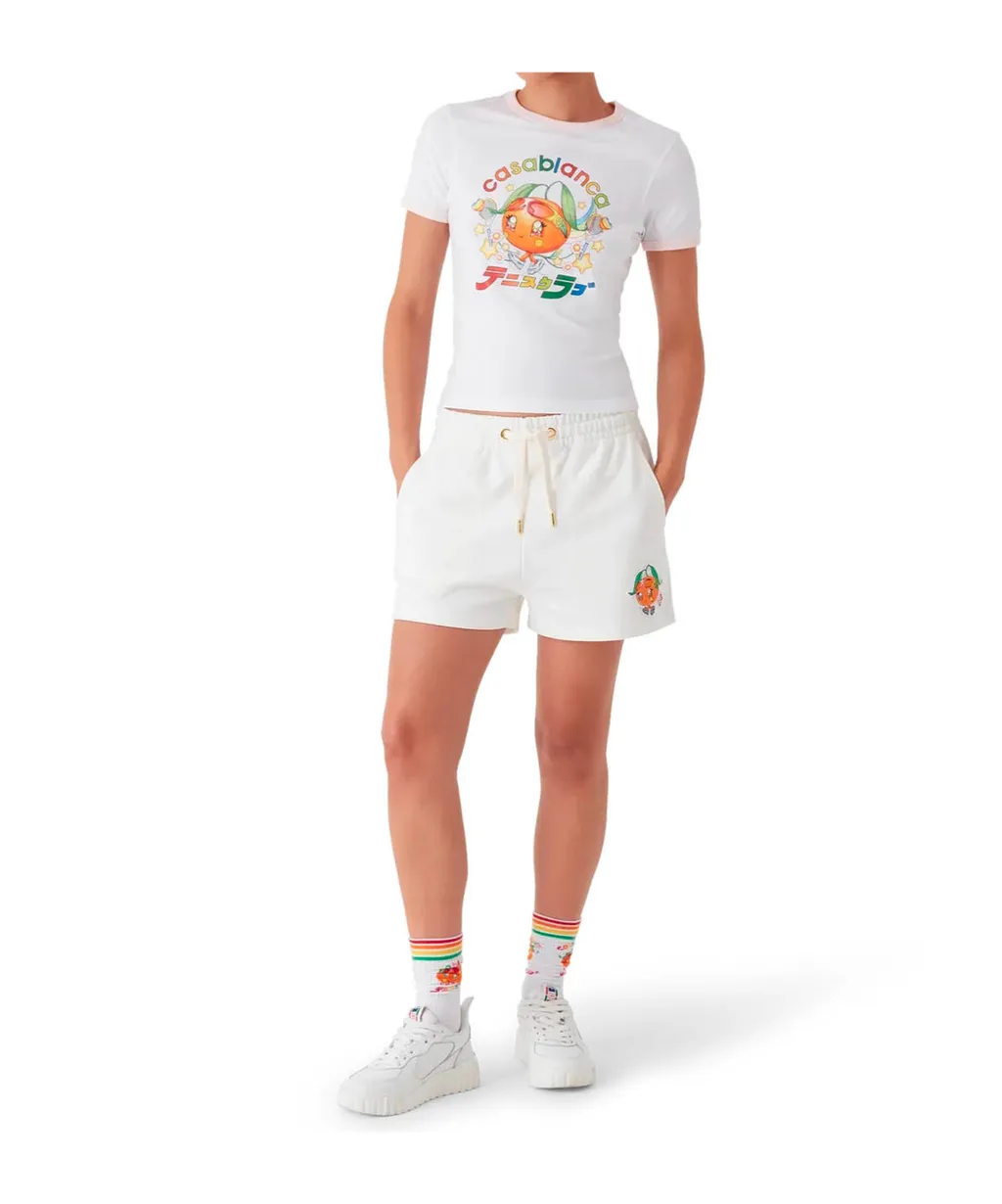 Orange Mascot Sweatshorts