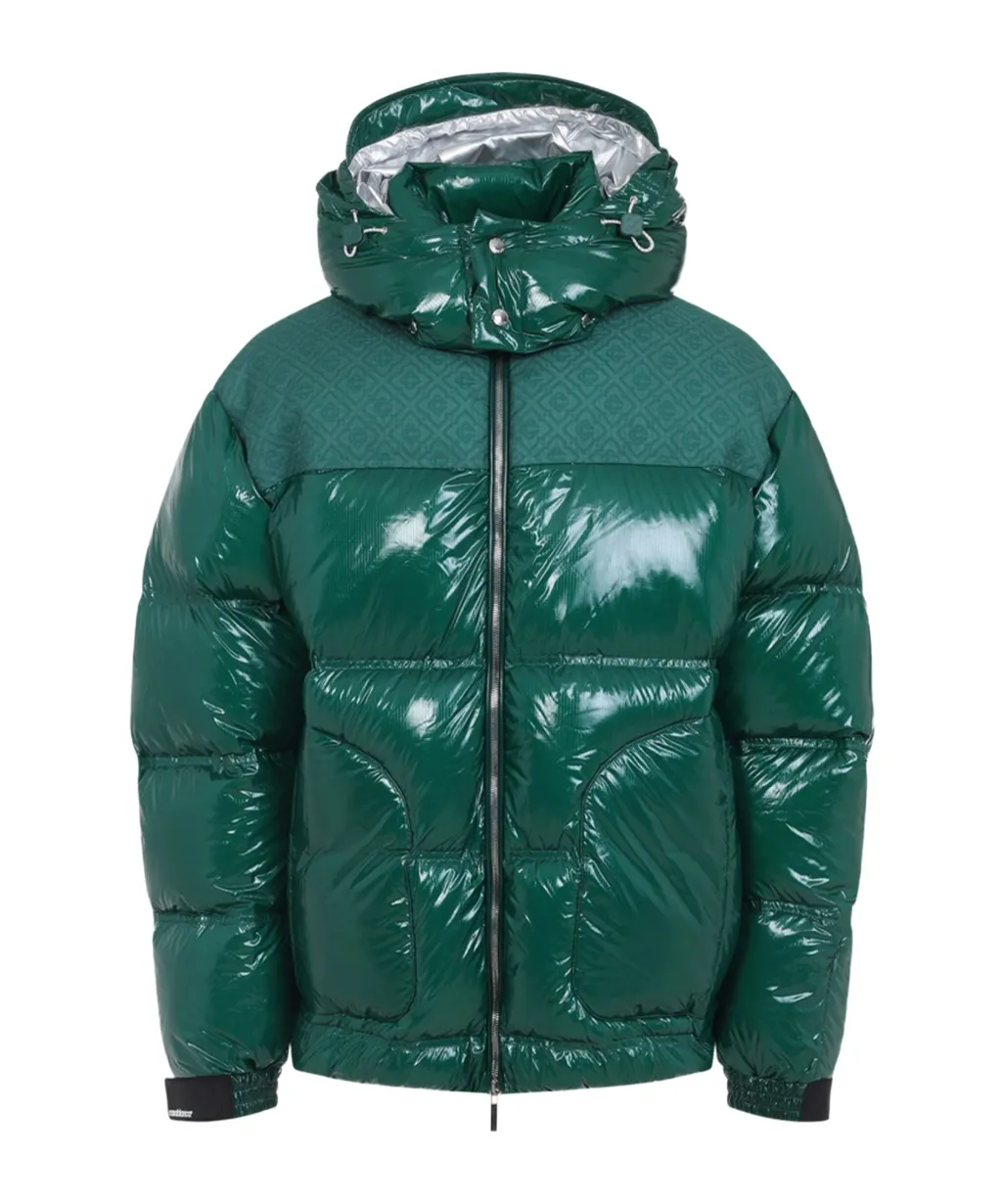 Logo Hood Down Jacket