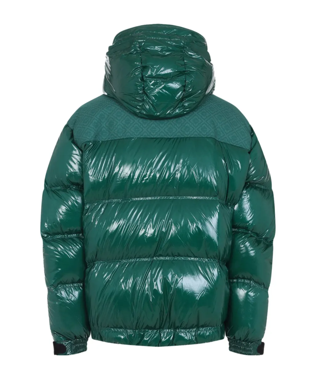Logo Hood Down Jacket