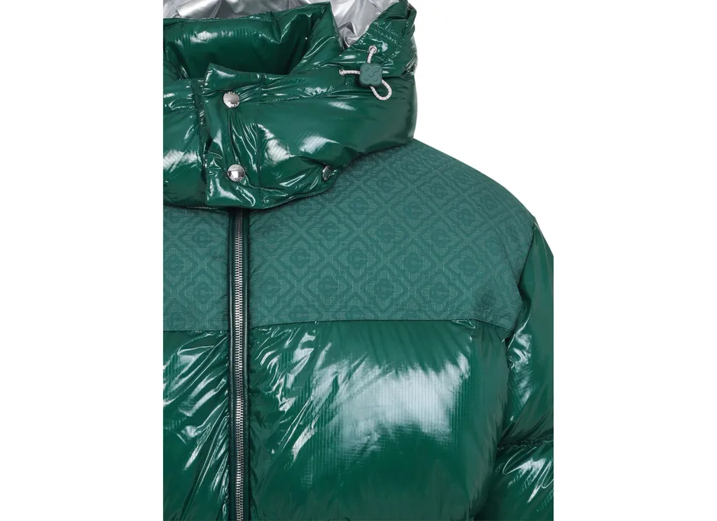 Logo Hood Down Jacket