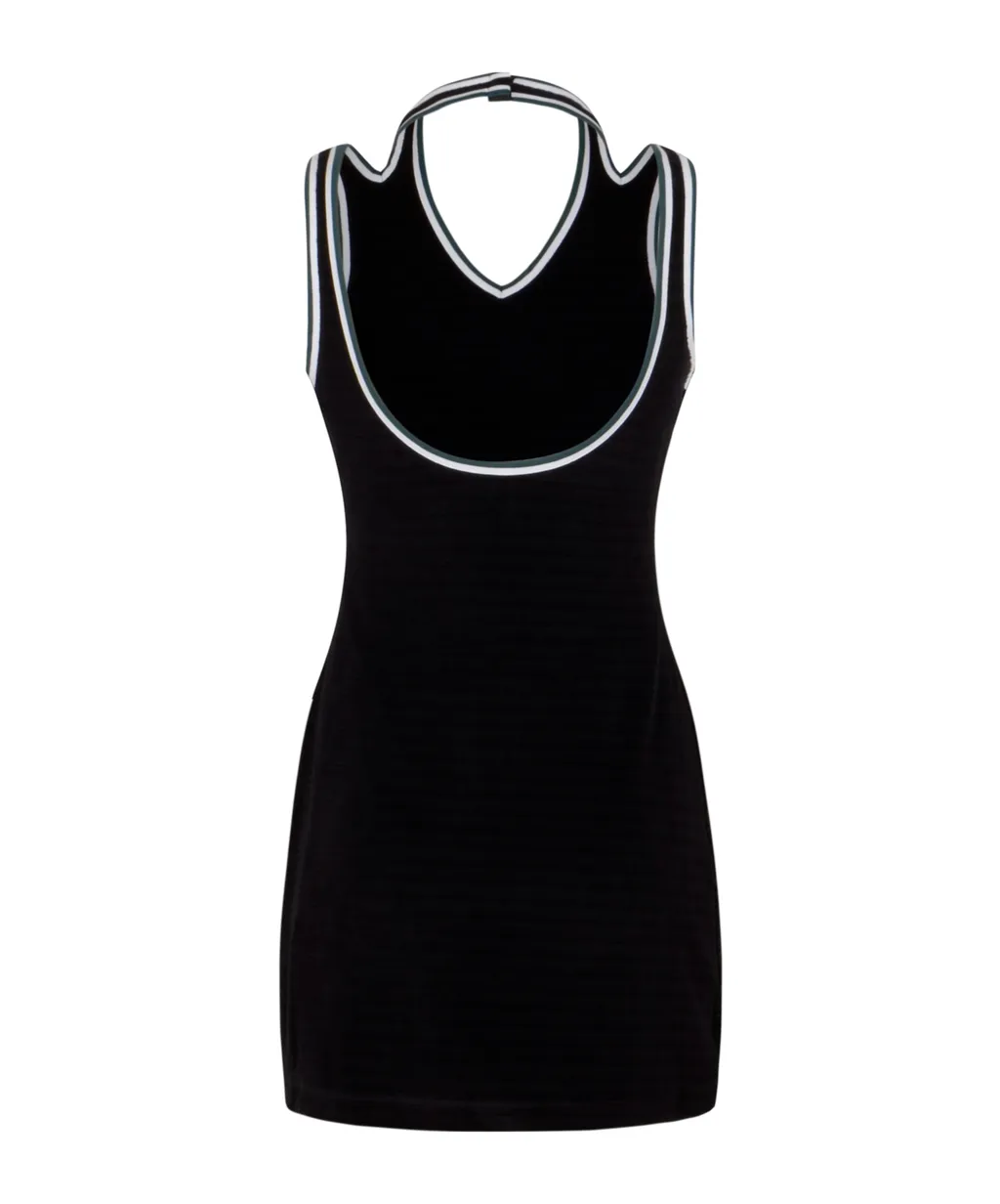 V-Neck Sleeveless Dress