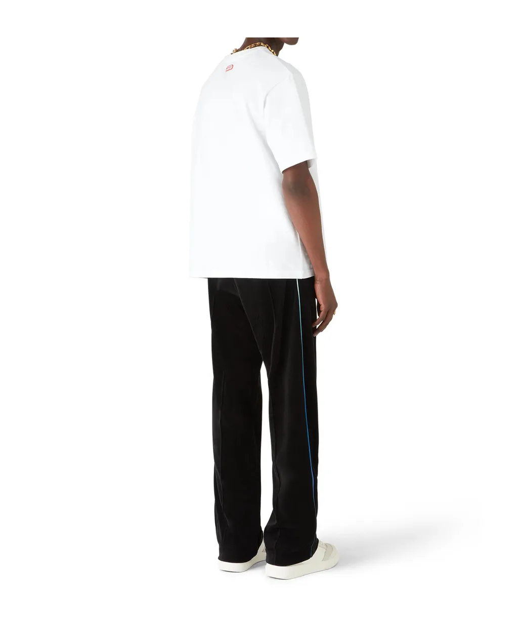 Side-Stripe Velour Track Pants