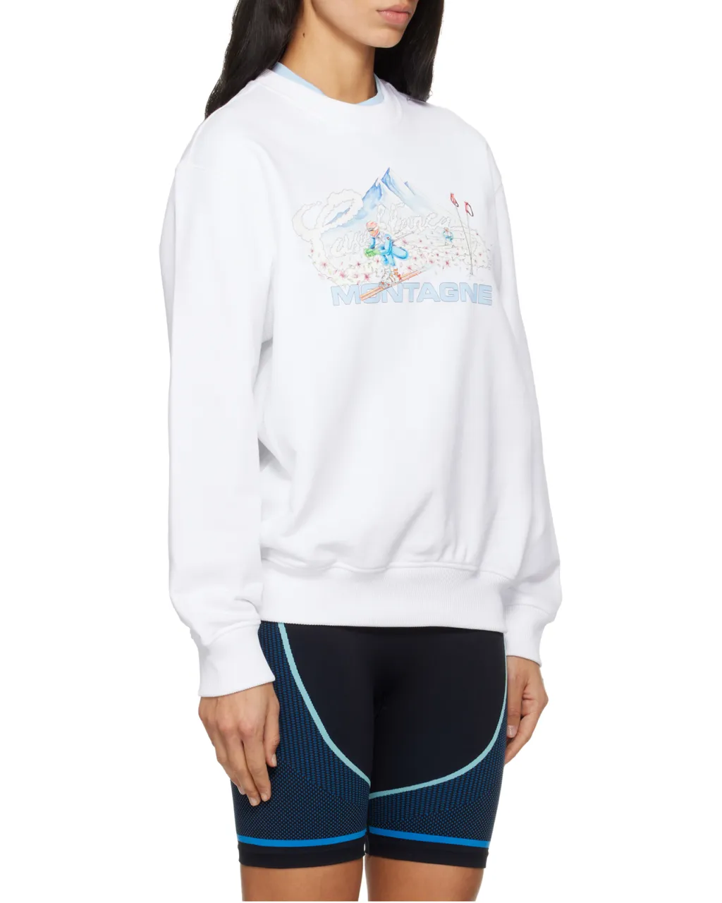 Printed Crew Neck Sweatshirt