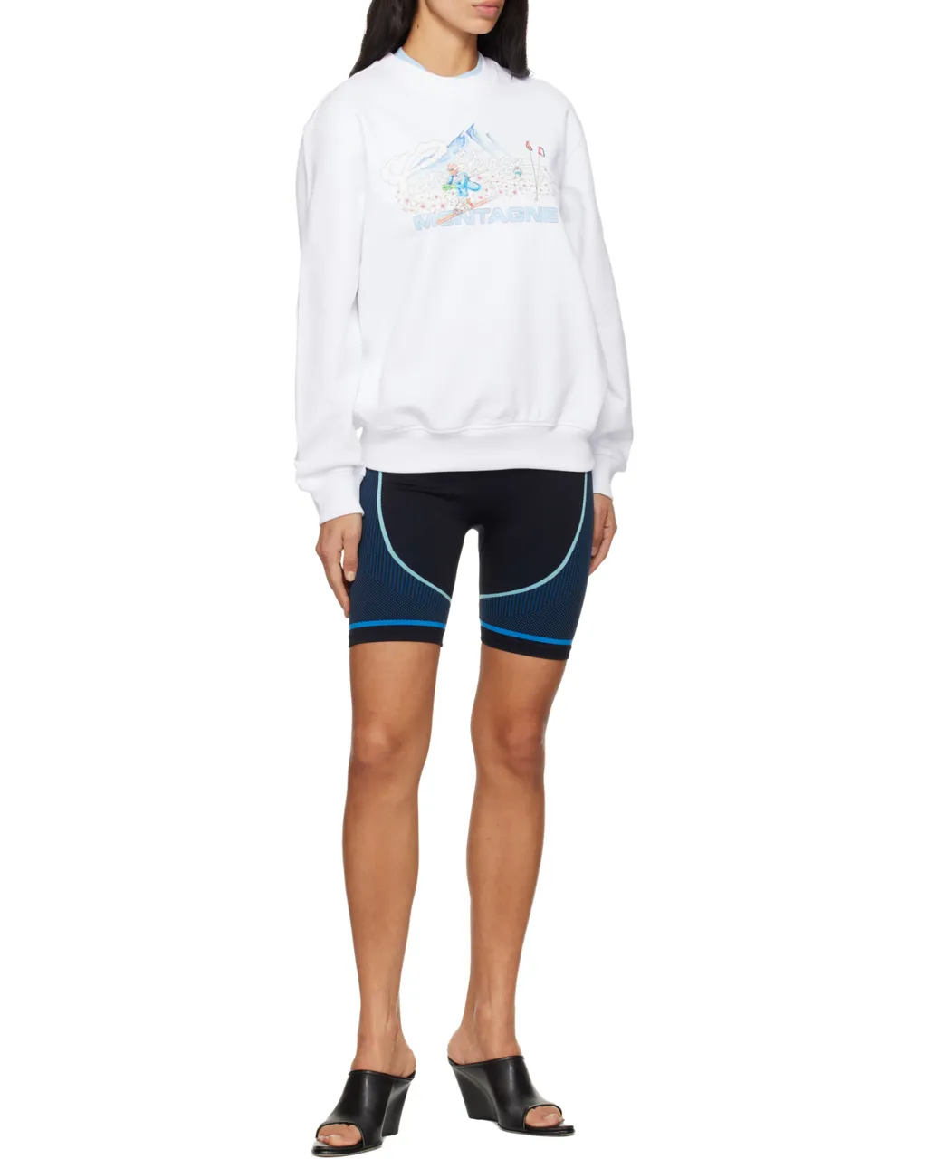 Printed Crew Neck Sweatshirt