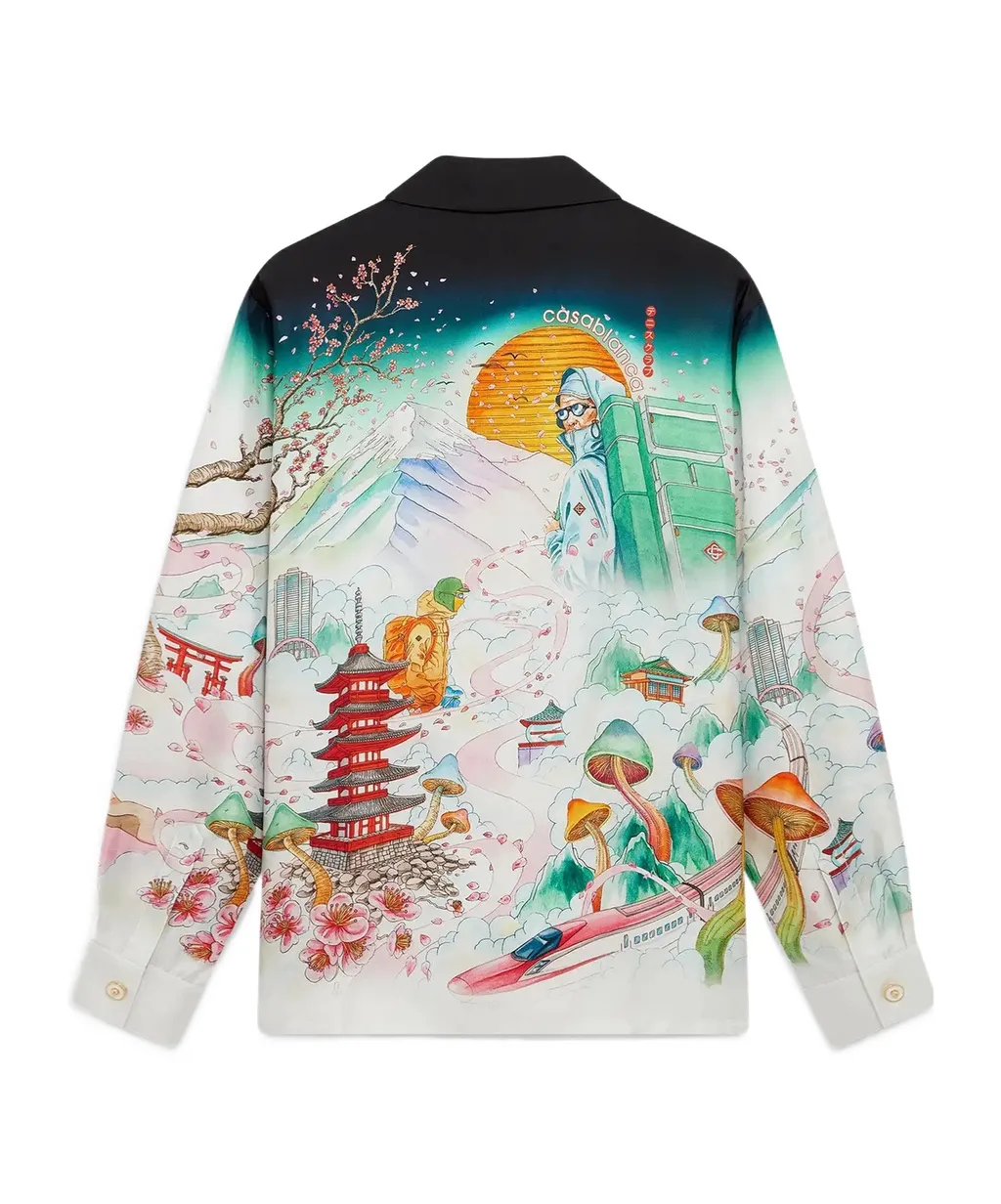 Printed Long-Sleeved Shirt