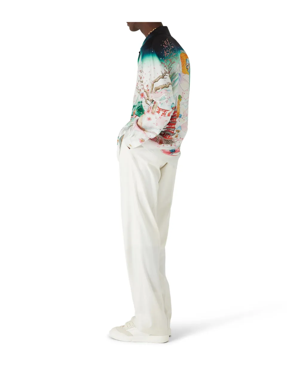 Printed Long-Sleeved Shirt