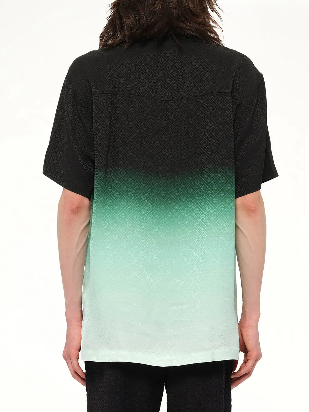 Zip-Front Textured Polo Shirt