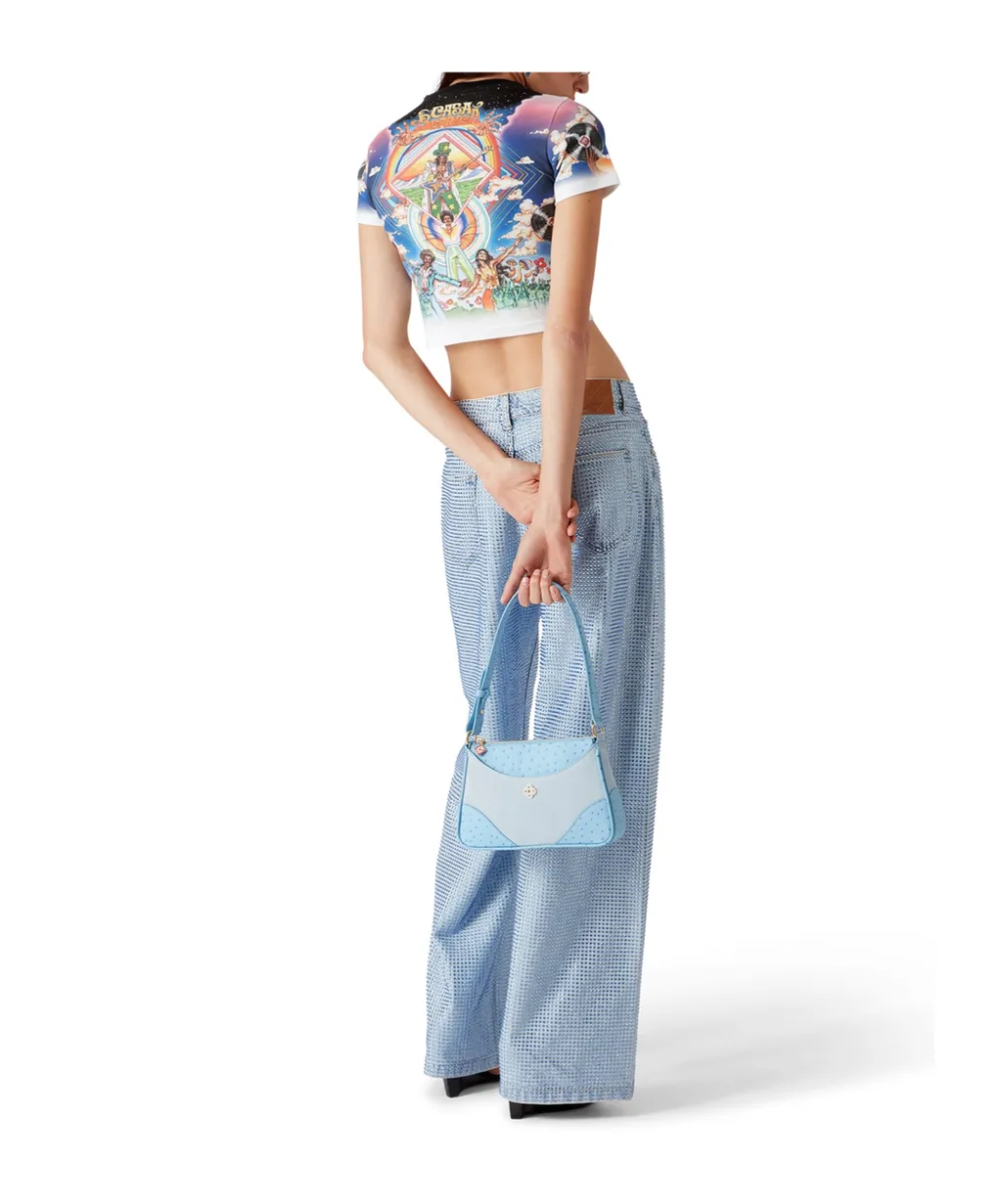 Crystal-Embellished Jeans