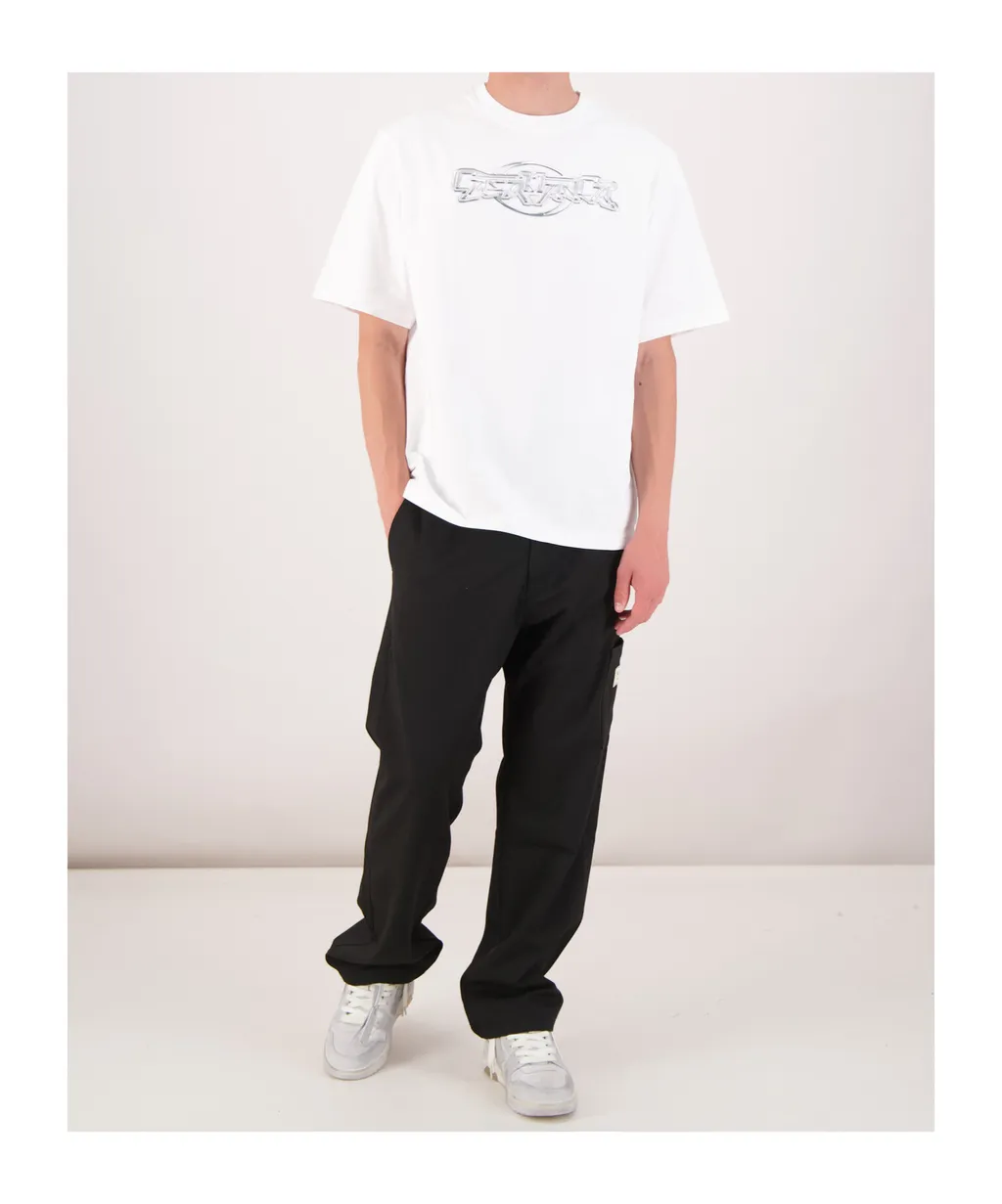 Casablanca Metallic-Logo Oversize T-Shirt