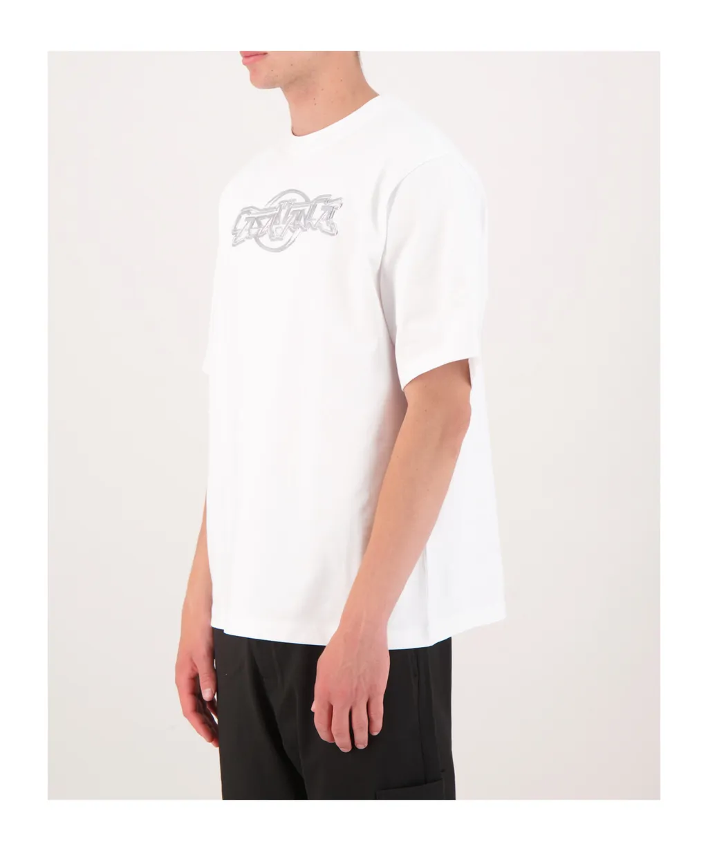 Casablanca Metallic-Logo Oversize T-Shirt