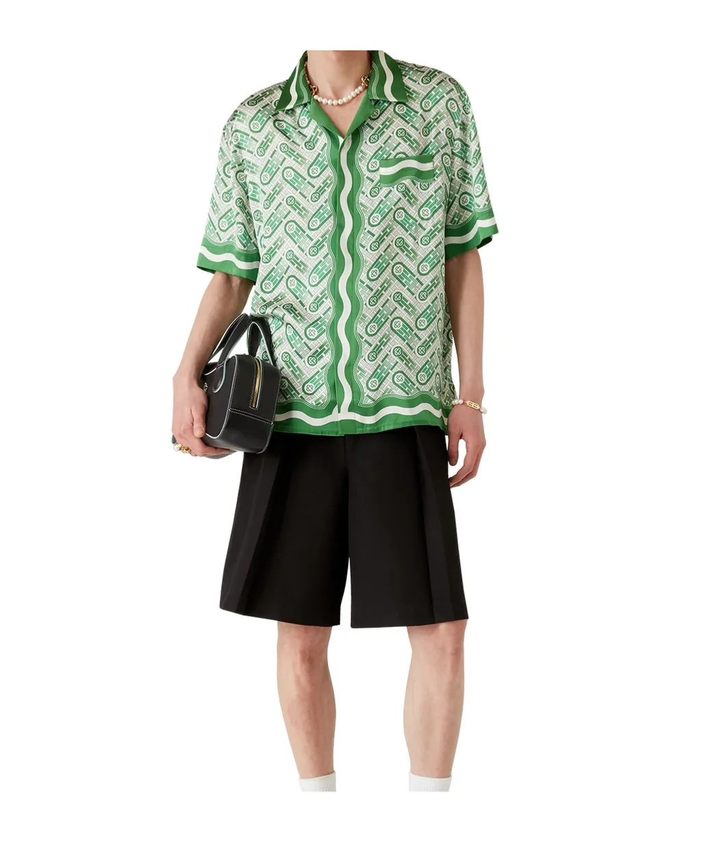 Printed Silk Shirt