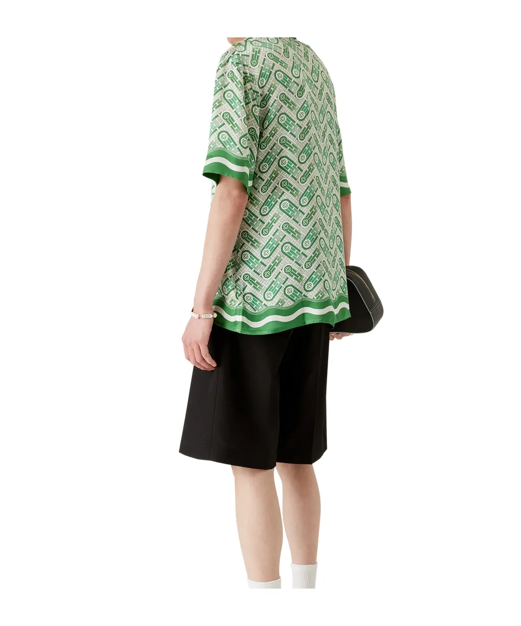 Printed Silk Shirt