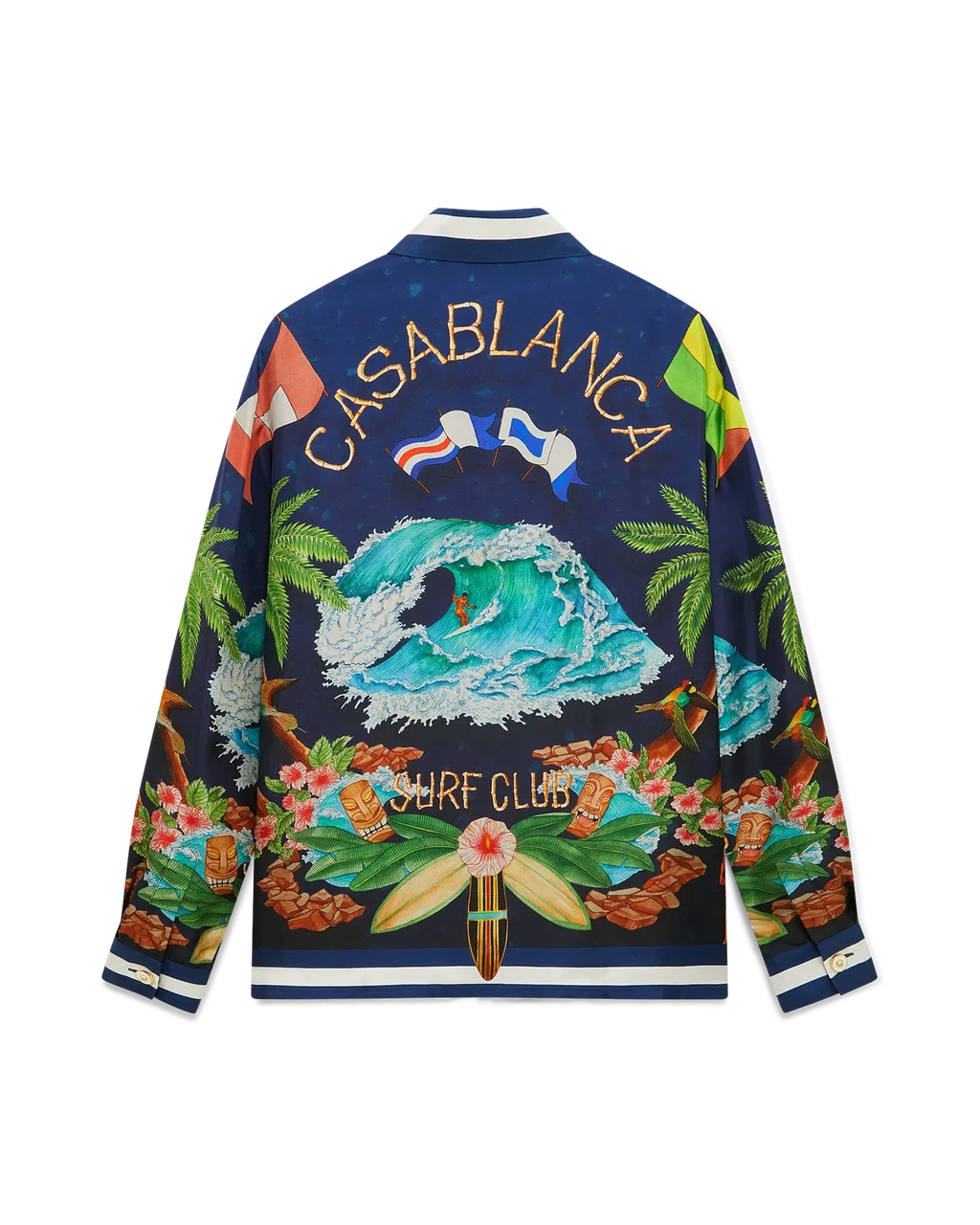 Surf Club Midnight Silk Shirt