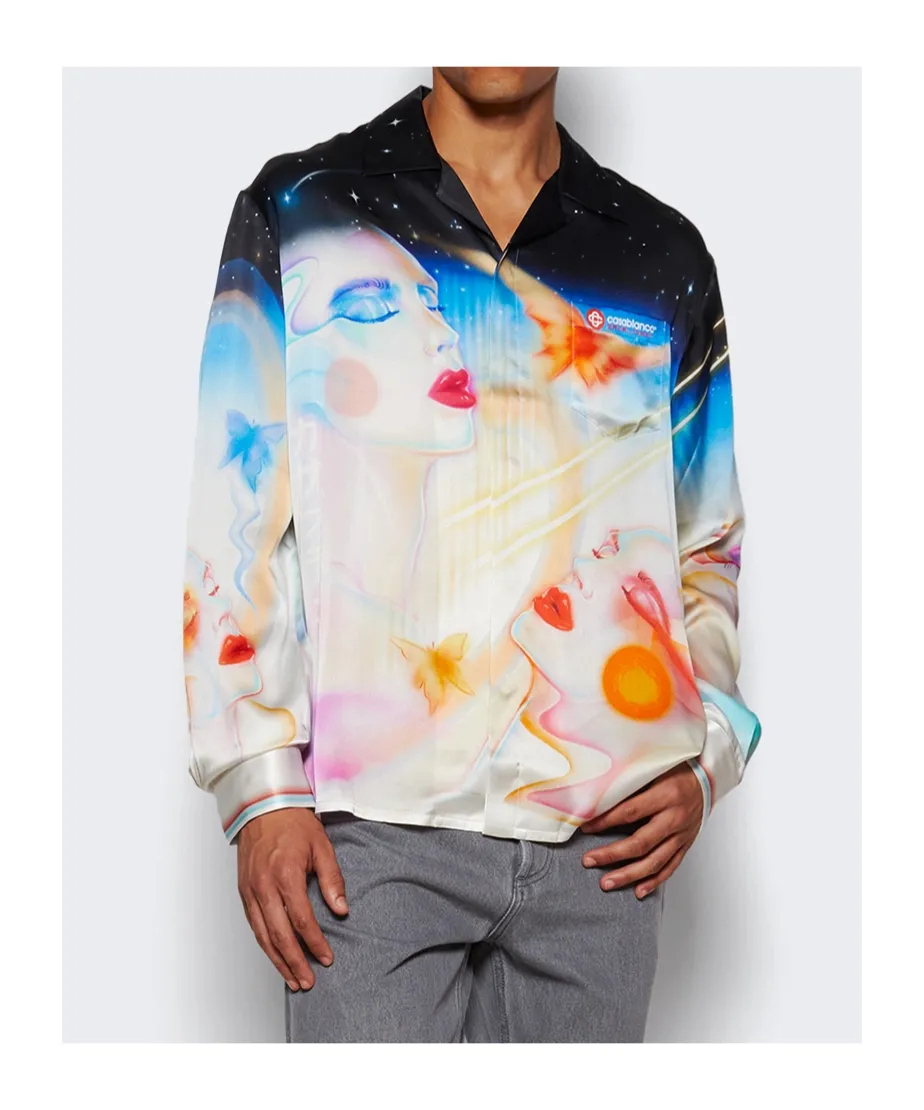 Printed Long-Sleeved Shirt