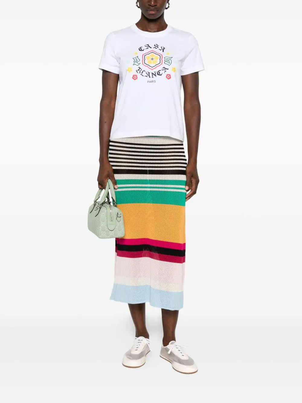 Floral-Print Cotton T-Shirt