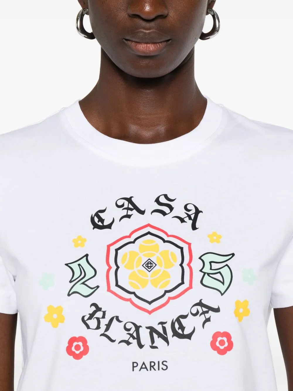 Floral-Print Cotton T-Shirt