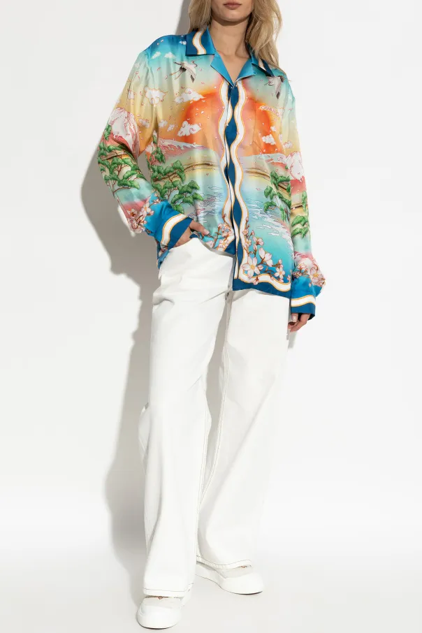 Printed Long-Sleeved Shirt