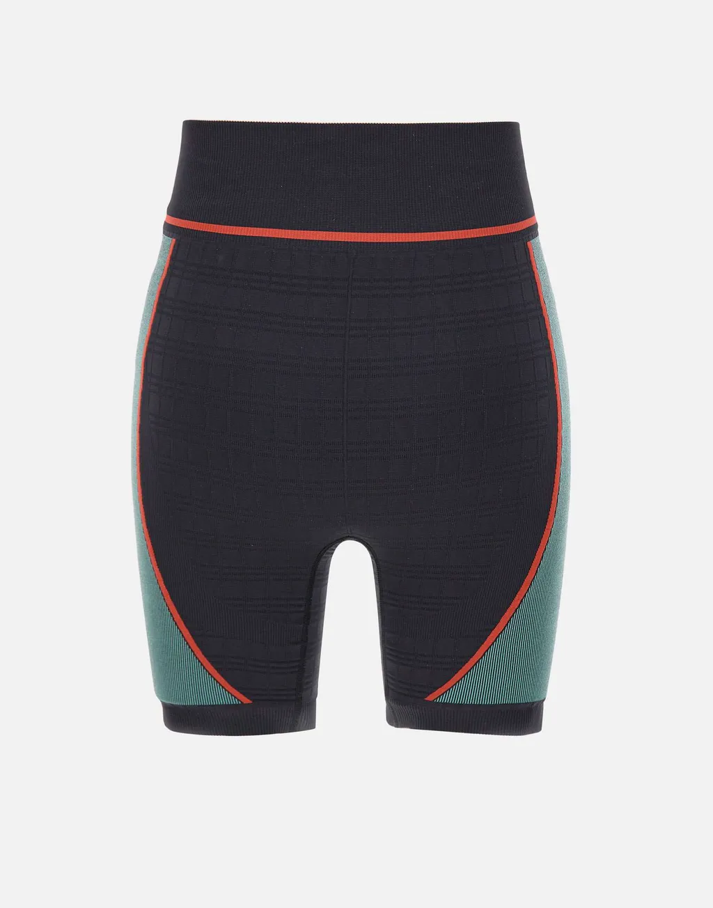 Ribbed Panelled Cycling Shorts