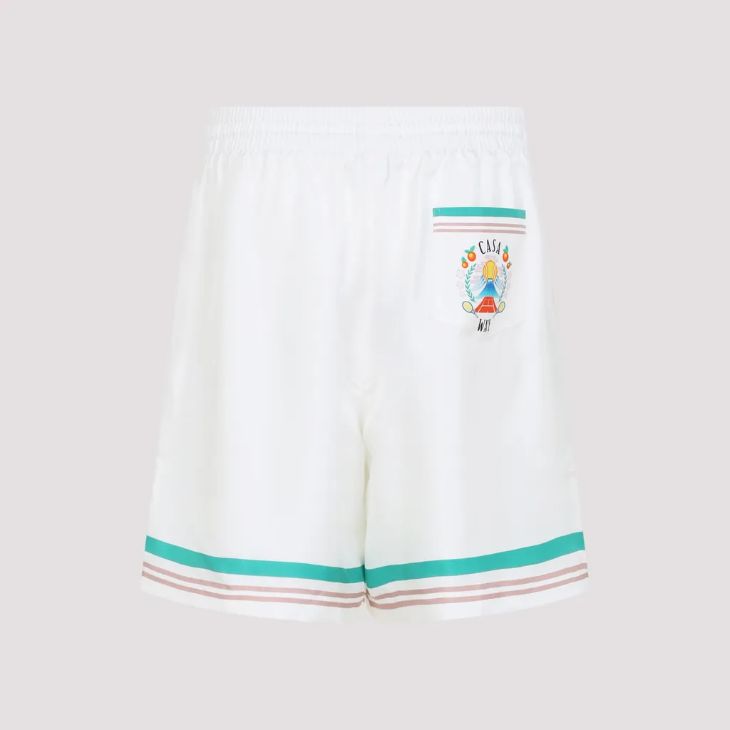 Casa Way Drawstring-Waist Track Shorts