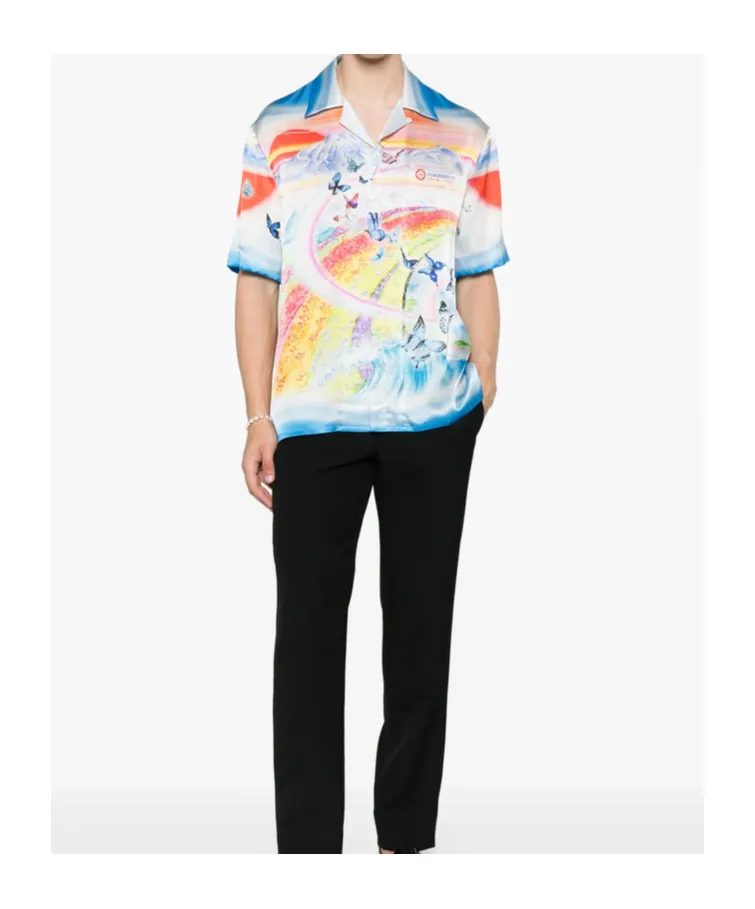 Lapel Short-Sleeved Shirt