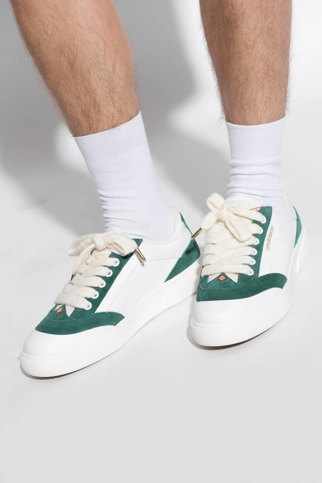 Lace-Up Low-Top Sneakers