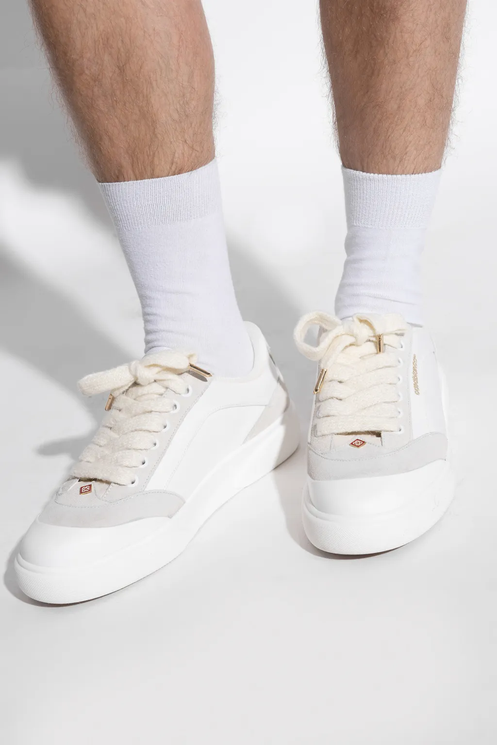 Lace-Up Low-Top Sneakers
