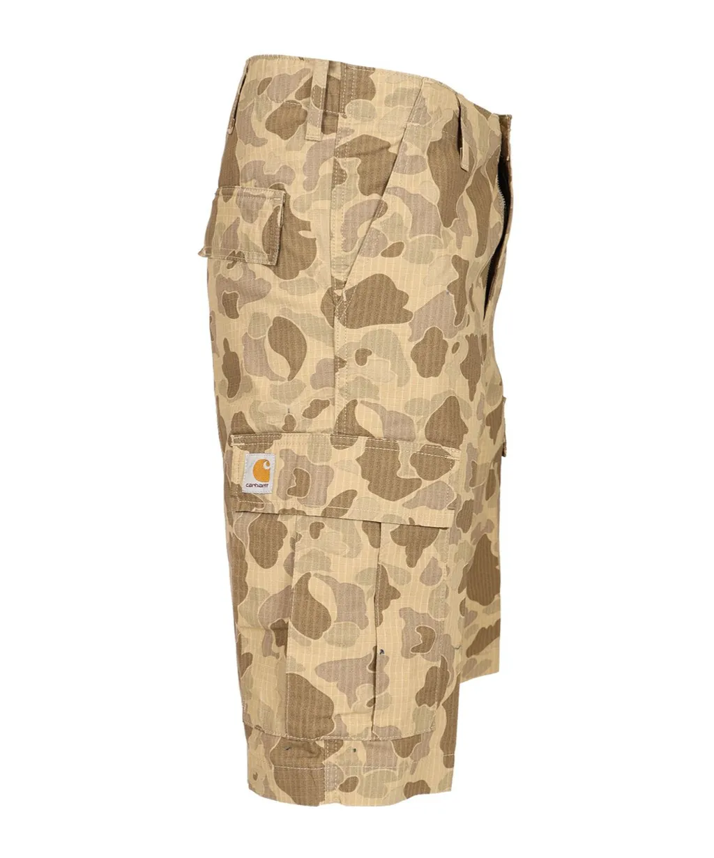 Camouflage-Pattern Cargo Shorts