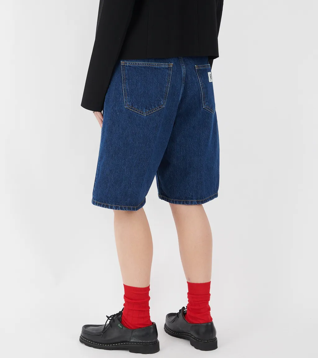 Logo Denim Shorts