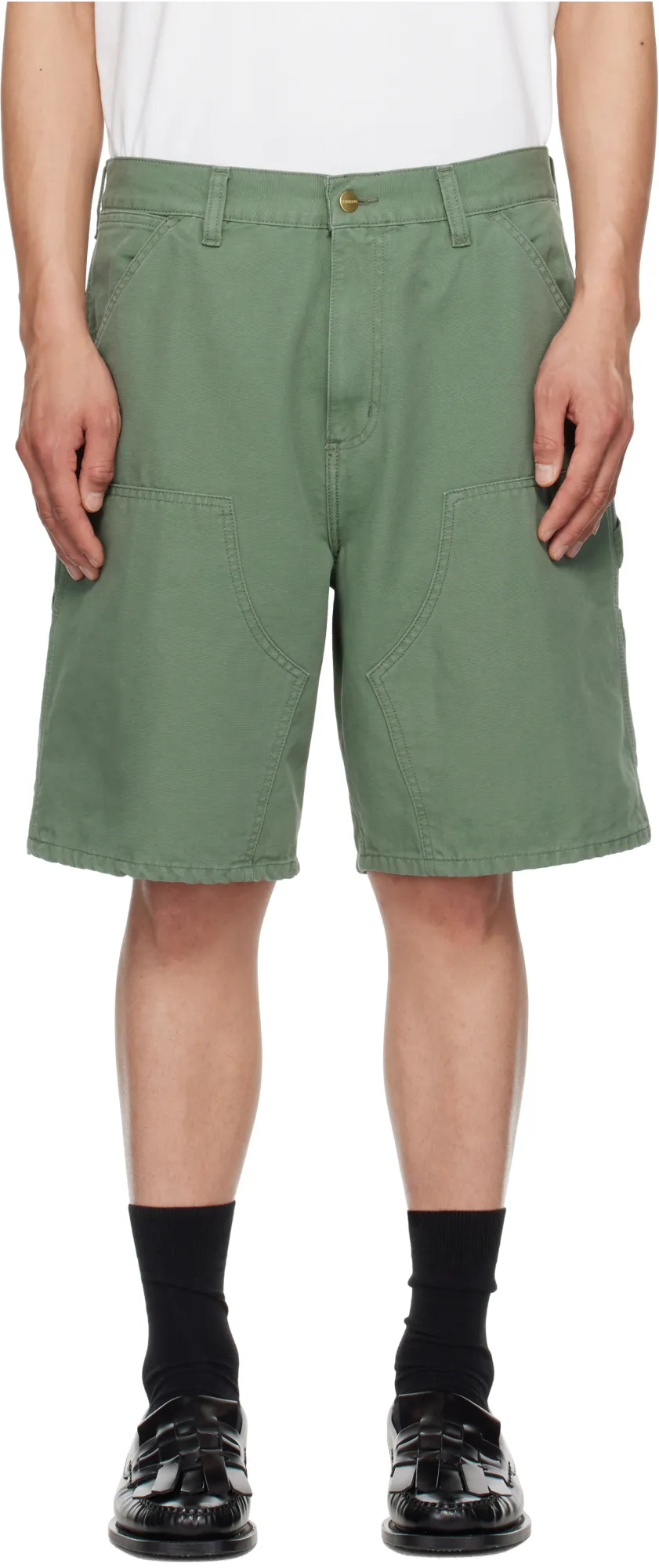 Double Knee Relaxed Fit Shorts