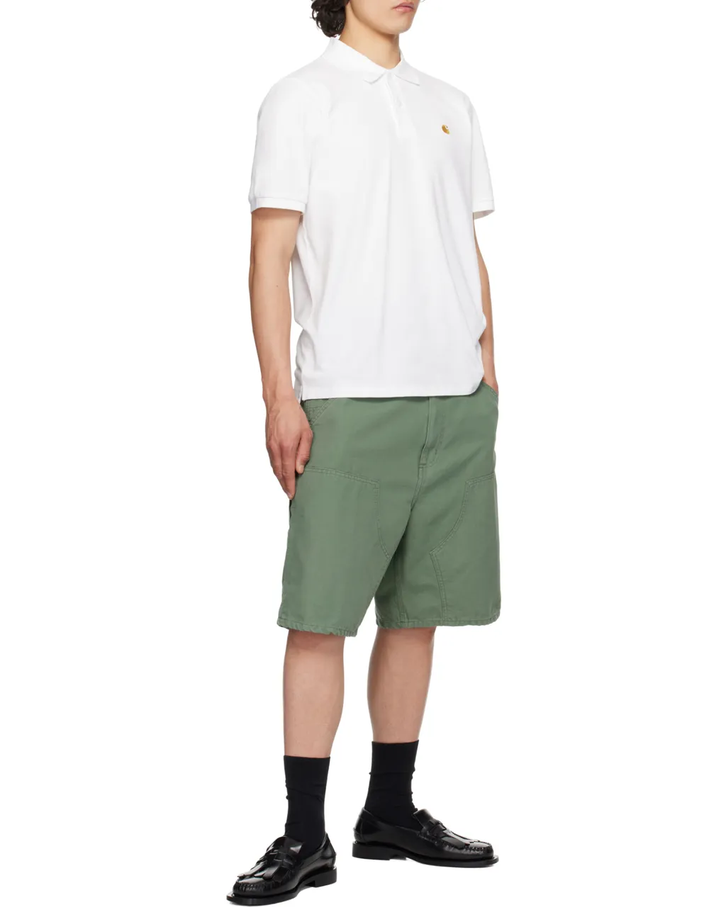 Double Knee Relaxed Fit Shorts