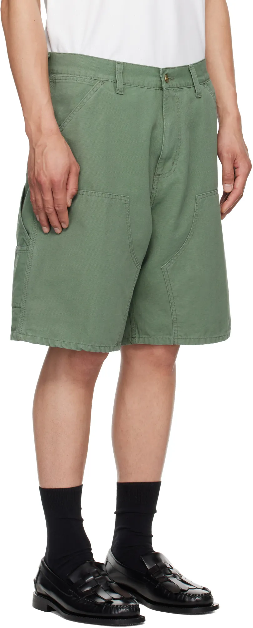 Double Knee Relaxed Fit Shorts