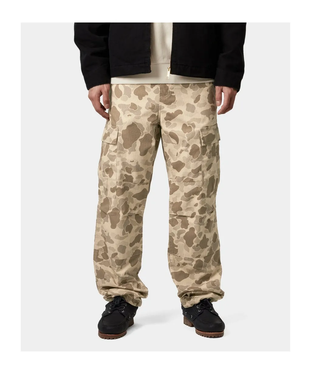 Camouflage-Print Cargo Pants