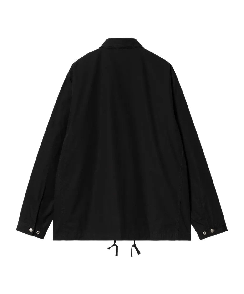 Logo-Patch Button-Up Jacket