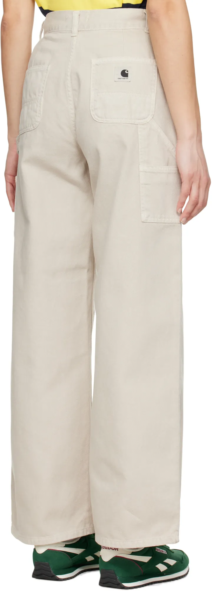 Logo Patch Wide-Leg Jeans