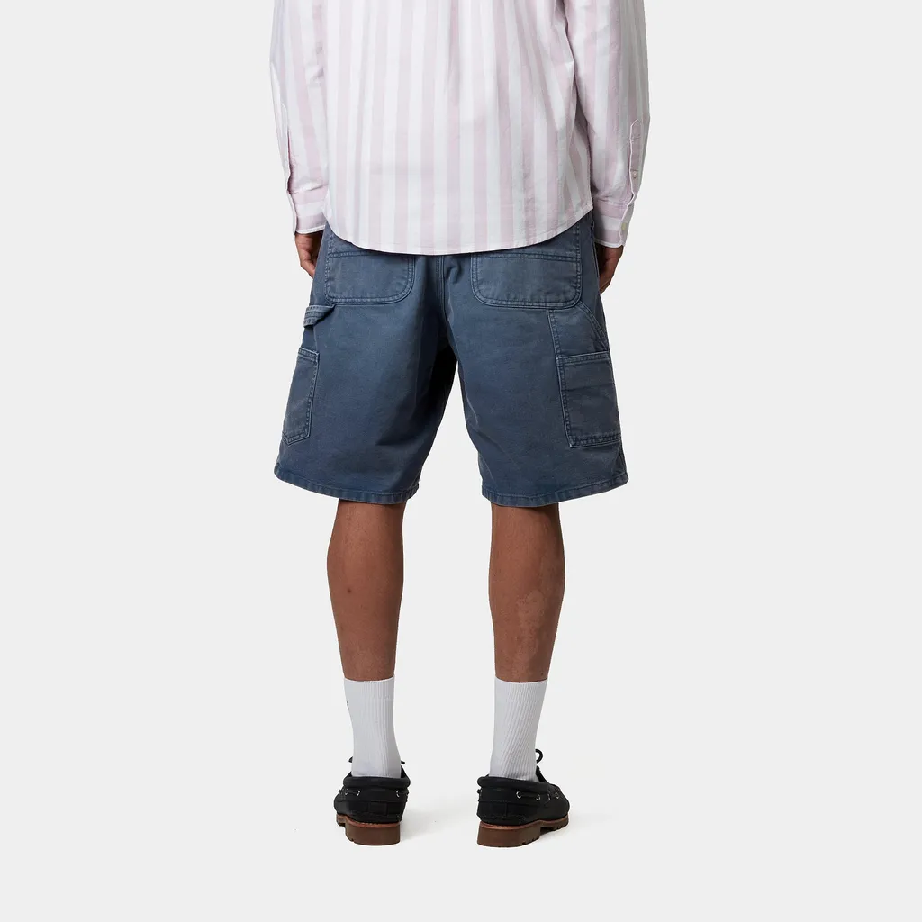 Single Knee Relaxed Straight Fit Shorts